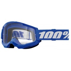 100% STRATA 2 OTROŠKA MOTOKROS PROZORNA OČALA BLUE